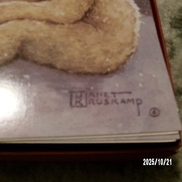 Crown Point Graphics 9 VINTAGE JANET KRUSKAM[ "SNOW BEAR II" Christmas Cards - Picture 2 of 4